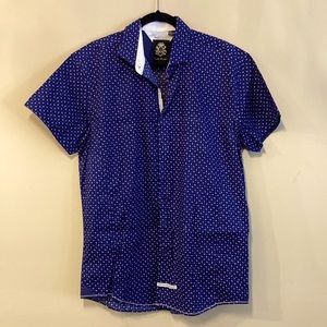English laundry blue men’s casual button-down